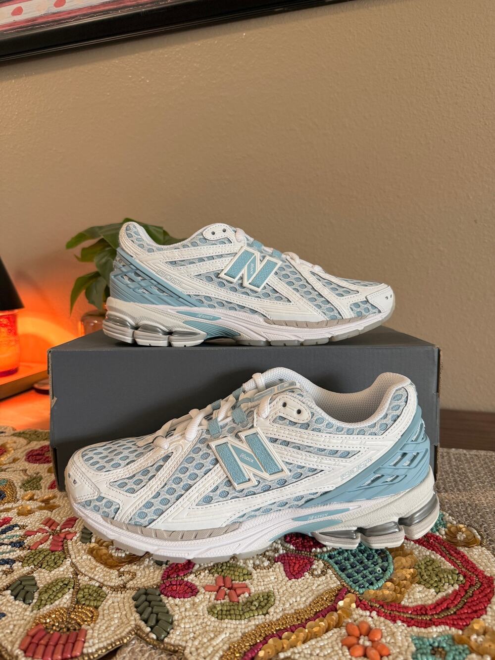 New Balance 1906R White Blue Chrome Grey Matter 2002R Agate Basement M1906RBL